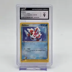 Goldeen 2003 Pokemon EX Ruby & Sapphire 55/109 CGC Mint 9 Graded Card - Image 1
