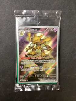 Pokemon TCG SV: Scarlet & Violet Promo Cards #009 Alakazam SEALED - Image 1