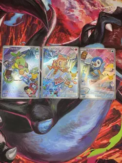 Pokemon 2026 First Partner Illustration Collection Series 1 Promos Set 3 Cards - Image 1