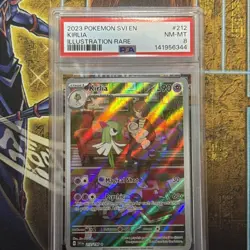 2023 PSA 8 Pokemon Scarlet & Violet SV Kirlia Illustration Rare 212/198 Card - Image 1