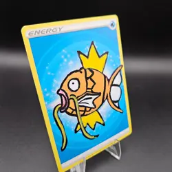 OOAK Hand Painted Magikarp Pokemon Energy Card Custom Art — Collector Piece - Image 2