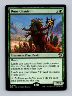 Dune Chanter Commander: Outlaws of Thunder Junction Non-Foil MTG NM - Image 1
