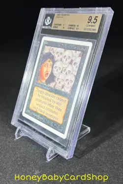 MTG Unlimited Edition 1993 Fear BGS 9.5 GEM MINT Old School 93/94 - Image 3