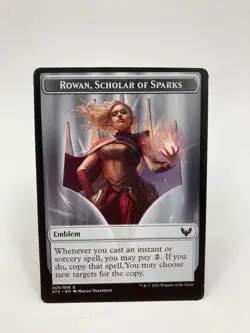 Rowan, Scholar of Sparks Token LP/NM* Strixhaven ENGLISH mtg magic -UnltdCards - Image 1
