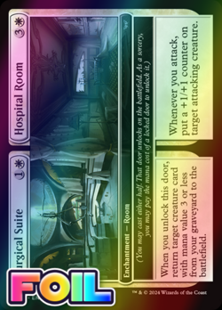 x1 Surgical Suite // Hospital Room DSK Duskmourn MTG 34 FOIL UNCOMMON M/NM 1x - Image 1