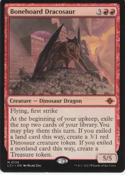 Magic: The Gathering 2023 Lost Caverns of Ixalan Bonehoard Dracosaur #134 - Image 1