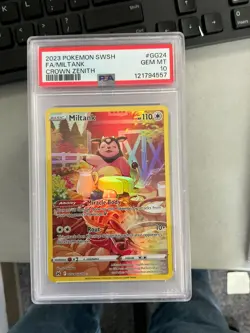 TCG 2023 Crown Zenith Pokemon GG24 Miltank FA PSA 10 - Image 1