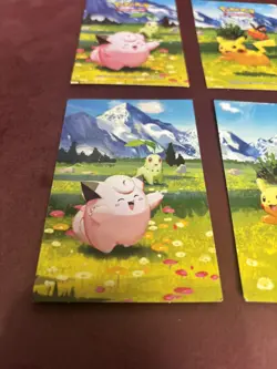 3 x Pokemon Ascended Heroes Character Cards x Stickers Pikachu Togepi Totodile - Image 5