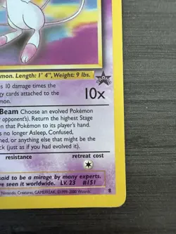 Mew #8 Pokemon TCG 2000 Movie Promo - Image 4