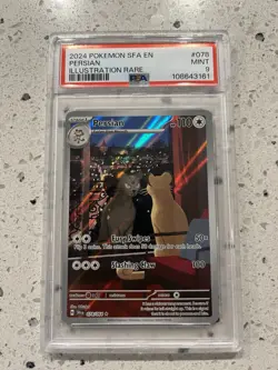 Pokemon Persian 078/064 SV: Shrouded Fable Illustration Rare Holo PSA 9 2024 - Image 1