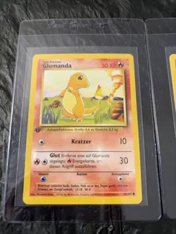 Pokemon Base Set 1st Edition German Charmander & Charmeleon Near Mint - Image 2