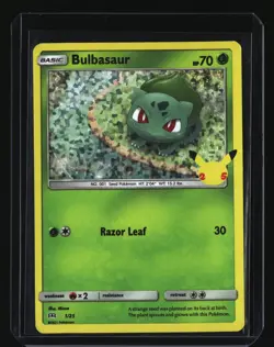 Pokemon BULBASAUR Holo 1/25 (McDonald's 25th Anniversary Promo) NM/Near Mint - Image 1