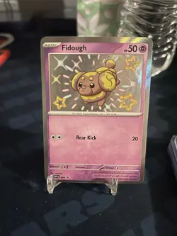 Fidough SVP069 Black Star Promos Paldean Fates Shiny Holo Pokemon TCG 2024 NM!! - Image 1