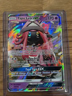 2017 Pokemon Tapu Lele GX 60/145 Sm-Guardians Rising Holo - Image 1
