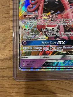 2017 Pokemon Tapu Lele GX 60/145 Sm-Guardians Rising Holo - Image 5