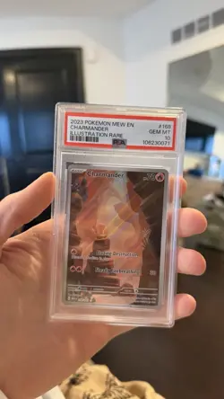 PSA 10 Charmander Pokemon Scarlet & Violet 151 Illustration Rare Holo 168/165 - Image 1