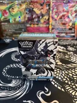Pokemon TCG Scarlet & Violet Black Bolt Booster Bundle Sealed - Image 1
