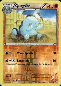 Pokemon Reverse Holo Quagsire XY - Ancient Origins 39/98 LP - Image 1