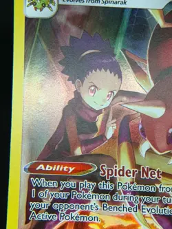 2022 TCG Pokemon #TG09 Ariados Holo TG09/TG30 Brilliant Stars Trainer Gallery - Image 3