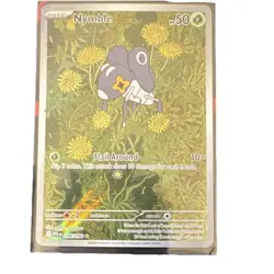 Pokemon Nymble Illustration Rare Holo Me02 Phantasmal Flames 096/094 Basic HP 50 - Image 1