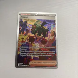 POKEMON TWILIGHT MASQUERADE KIERAN SPECIAL ILLUSTRATION RARE 218/167 Full Art - Image 1