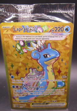 Pokemon Lapras ex 164 Scarlet & Violet Black Star Promo *SEALED* - Legendsonmain - Image 1