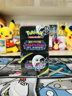 Phantasmal Flames Half Booster - 18 Packs Box - New & Sealed - Pokemon TCG - Image 1