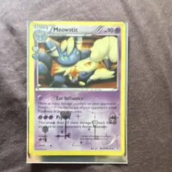 Pokemon TCG Meowstic RC15/RC32 Holo Stage 1 90HP Generations Radiant Collection - Image 3