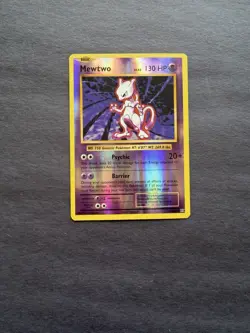 Pokemon Mewtwo Reverse Holo 51/108 Evolutions - Image 1