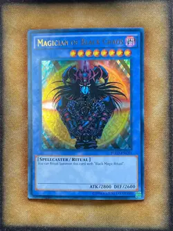 Yugioh Magician of Chaos YGLD-ENC01 Ultra Rare NM - Image 1