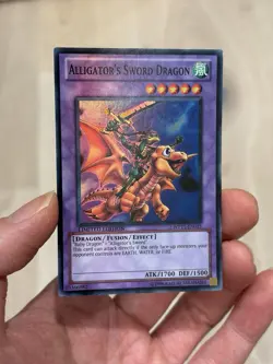 Yugioh Alligator's Sword Dragon WP11-EN015 Promo Super Rare NM - Image 1