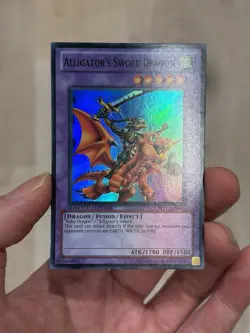 Yugioh Alligator's Sword Dragon WP11-EN015 Promo Super Rare NM - Image 2
