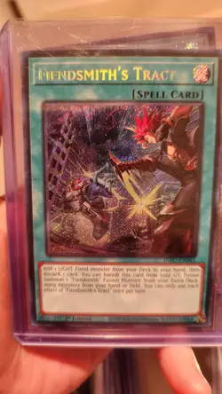 Yu-Gi-Oh! TCG Fiendsmith's Tract Secret Rare 1st Edition INFO-EN061 Pack Fresh - Image 1