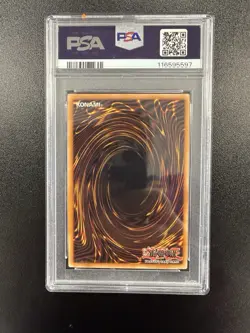 2025 YU-GI-OH! QUARTER CENTURY STAMPEDE Dark Magician RA04-EN106 PLSCR PSA 10 - Image 3