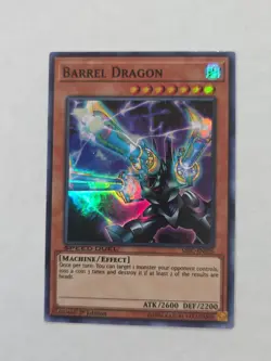 Yugioh Barrel Dragon SBSC-EN026 Speed Duel Super Rare 1st Ed NM - Image 1