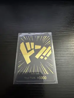 DON!! Card Black and Gold One Piece Promo Card Regional 2025 Prizing - Image 1
