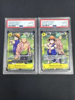 One Piece Set Sail Sequential Set PSA 10 Gem Mint PSA 10 - Image 1