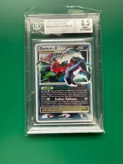 2008 Pokemon Diamond & Pearl Great Encounters Darkrai LV.X #104/106 BGS 8.5 - Image 1