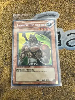 Yugioh SEALED Elemental Hero Wildheart GSE-EN001 Limited Edition Super Rare - Image 1