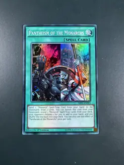 Yugioh - Pantheism Of The Monarchs - Super Rare - SR01 - 1st - Image 1