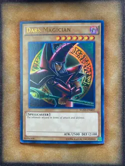 Yugioh Dark Magician YGLD-ENB02 Ultra Rare Arkana Art NM - Image 1