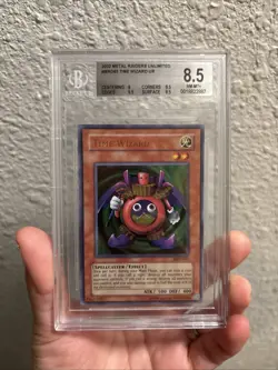 Yugioh Metal Raiders Time Wizard BGS 8.5 - Image 1