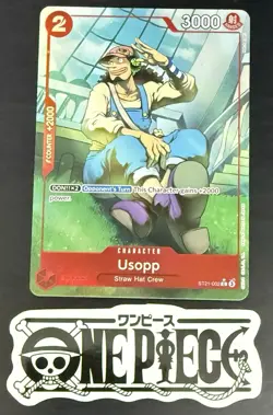 One Piece ST21-002 C* Usopp Alt Art - ENG - Foil - TCG - NM/M - Image 1