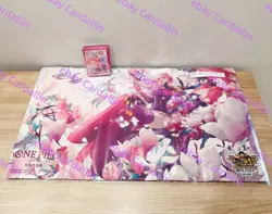 One Piece Chinese Card 3rd Anniversary Jewelry Bonney Playmat card Sleeve set - Image 1