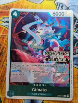 Yamato JUDGE STAMPED OP02-042 One Piece Card Game - NM - Image 1