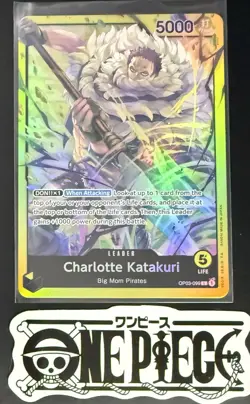 One Piece OP03-099 L Charlotte Katakuri - ENG - Foil - Leader - ST20 - TCG- NM/M - Image 1