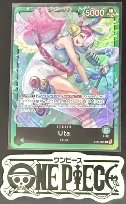 One Piece ST11-001 L Uta - English - Foil - Playset - ST16 - TCG - NM/M - Image 1