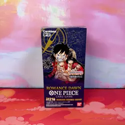 Sealed Japanese One Piece OP-01 Romance Dawn Booster Box 24 Packs - Image 1