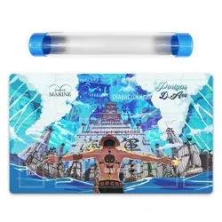 O-P Ace Playing Board Game Mat Card Zones CCG OPCG Playmat Free Best Tube - Image 1