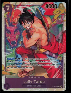 Luffy-Tarou ST18-005 Starter Deck 18: PURPLE Monkey.D.Luffy Super Rare One Piece - Image 1